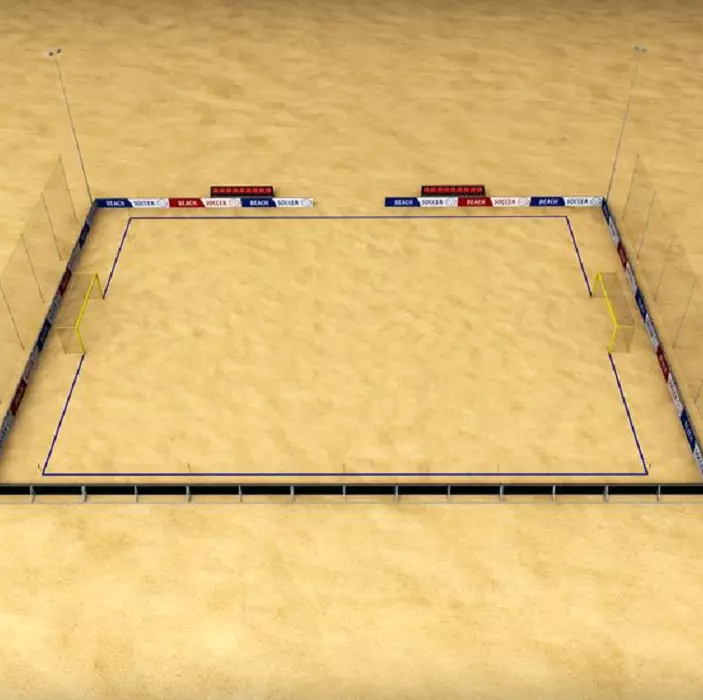 Areia para Beach Soccer